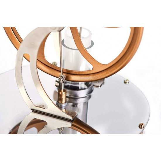 low temperature stirling engine motor steam heat education model toy