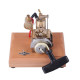 m16 1.6cc mini vertical 4 stroke gasoline engine model air-cooled cooling structure wooden base m16 1.6cc mini vertical 4 stroke gasoline engine model air-cooled cooling structure wooden base