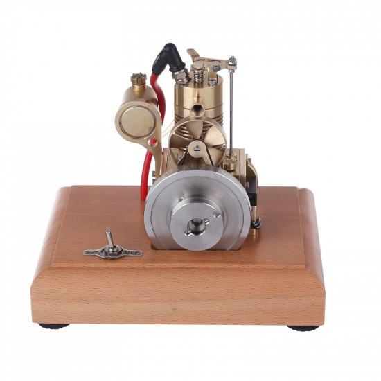 m16 1.6cc mini vertical 4 stroke gasoline engine model air-cooled cooling structure wooden base m16 1.6cc mini vertical 4 stroke gasoline engine model air-cooled cooling structure wooden base