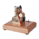m16 1.6cc mini vertical 4 stroke gasoline engine model air-cooled cooling structure wooden base m16 1.6cc mini vertical 4 stroke gasoline engine model air-cooled cooling structure wooden base