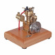 m16 1.6cc mini vertical 4 stroke gasoline engine model air-cooled cooling structure wooden base m16 1.6cc mini vertical 4 stroke gasoline engine model air-cooled cooling structure wooden base