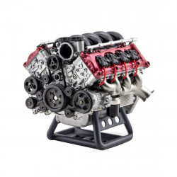 mad rc diy v8 engine model kit for capra vs4-10 pro - build your own v8 engine that works