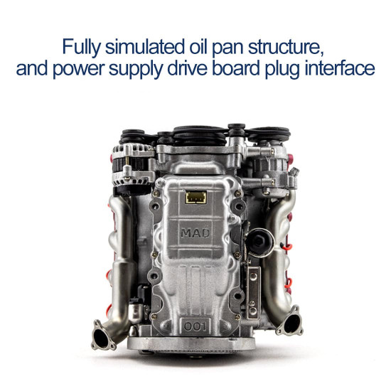 mad rc diy v8 engine model kit for capra vs4-10 pro - build your own v8 engine that works mad rc diy v8 engine model kit for capra vs4-10 pro - build your own v8 engine that works