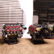 mad rc simulated v8 engine kit that works original color unpainted version mad rc simulated v8 engine kit that works original color unpainted version