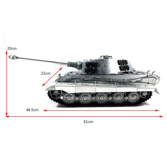 mato 1/16 german tiger king tank full metal unpainted rc model with shooting fuction mato 1/16 german tiger king tank full metal unpainted rc model with shooting fuction
