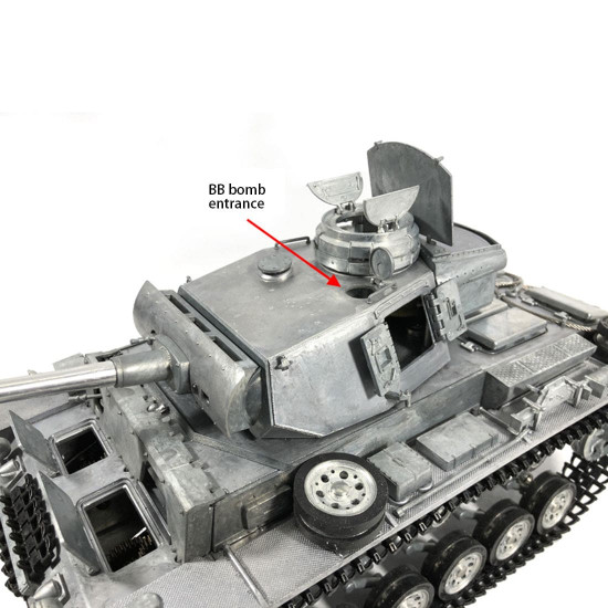mato 1:16 wwii german panzer iii full metal remote control military tank model - shot version mato 1:16 wwii german panzer iii full metal remote control military tank model - shot version