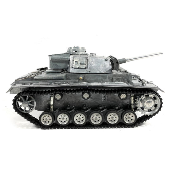 mato 1:16 wwii german panzer iii full metal remote control military tank model - shot version mato 1:16 wwii german panzer iii full metal remote control military tank model - shot version