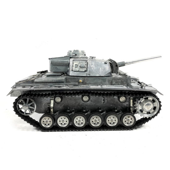 mato 1:16 wwii german panzer iii full metal remote control military tank model - shot version mato 1:16 wwii german panzer iii full metal remote control military tank model - shot version