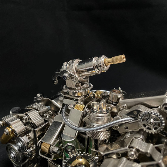 mechanical 3d diy metal rhino puzzle assembly model 700+pcs mechanical 3d diy metal rhino puzzle assembly model 700+pcs