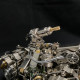 mechanical 3d diy metal rhino puzzle assembly model 700+pcs mechanical 3d diy metal rhino puzzle assembly model 700+pcs