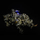 mechanical 3d diy metal rhino puzzle assembly model 700+pcs mechanical 3d diy metal rhino puzzle assembly model 700+pcs
