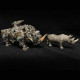 mechanical 3d diy metal rhino puzzle assembly model 700+pcs mechanical 3d diy metal rhino puzzle assembly model 700+pcs