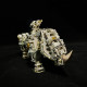 mechanical 3d diy metal rhino puzzle assembly model 700+pcs mechanical 3d diy metal rhino puzzle assembly model 700+pcs