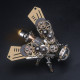 mechanical firefly diy assembly model with rotating base mechanical firefly diy assembly model with rotating base