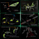 mechanical metal 3d diy mantis assembly model building kits 1000+pcs mechanical metal 3d diy mantis assembly model building kits 1000+pcs
