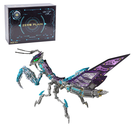 mechanical metal 3d diy mantis assembly model building kits 1000+pcs mechanical metal 3d diy mantis assembly model building kits 1000+pcs