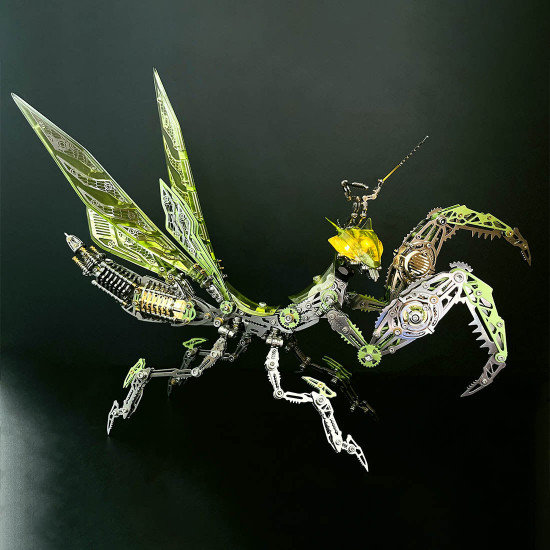 mechanical metal 3d diy mantis assembly model building kits 1000+pcs mechanical metal 3d diy mantis assembly model building kits 1000+pcs