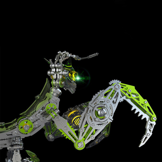 mechanical metal 3d diy mantis assembly model building kits 1000+pcs mechanical metal 3d diy mantis assembly model building kits 1000+pcs