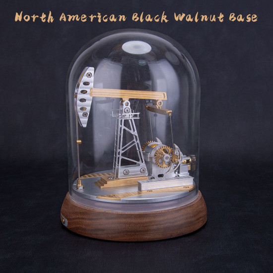 mechanical miniature oil pump jack oil derrick model that works with dust cover mechanical miniature oil pump jack oil derrick model that works with dust cover