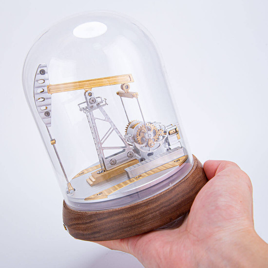 mechanical miniature oil pump jack oil derrick model that works with dust cover mechanical miniature oil pump jack oil derrick model that works with dust cover