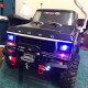 metal front bumper with 2 led lights remote control electric winch for 1/10 traxxas trx-4 scx10ii 90046 metal front bumper with 2 led lights remote control electric winch for 1/10 traxxas trx-4 scx10ii 90046