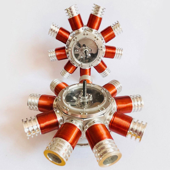 mini 9 cylinder electromagnetic motor radial solenoid engine brushless motor model technology mini 9 cylinder electromagnetic motor radial solenoid engine brushless motor model technology