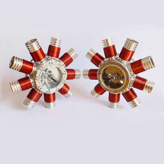 mini 9 cylinder electromagnetic motor radial solenoid engine brushless motor model technology mini 9 cylinder electromagnetic motor radial solenoid engine brushless motor model technology