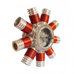 mini 9 cylinder electromagnetic motor radial solenoid engine brushless motor model technology