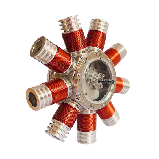 mini 9 cylinder electromagnetic motor radial solenoid engine brushless motor model technology mini 9 cylinder electromagnetic motor radial solenoid engine brushless motor model technology