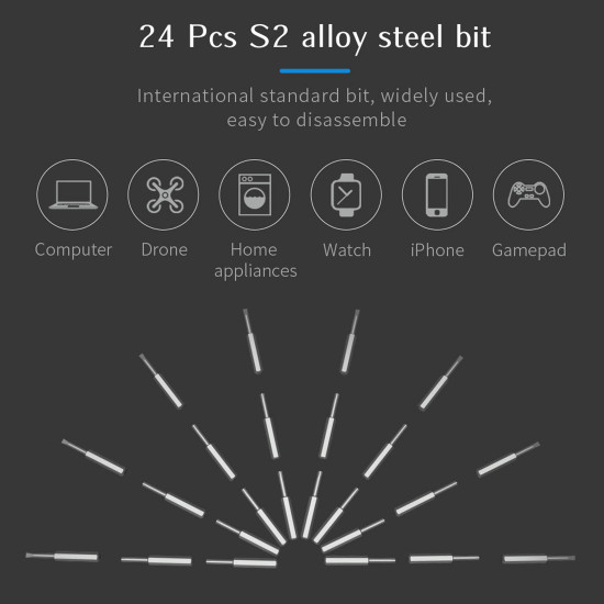 mini electric precision screwdriver set compact repair tool set for engine model 28-in-1 mini electric precision screwdriver set compact repair tool set for engine model 28-in-1