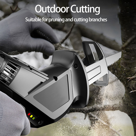 mini handheld electric chainsaw with 7500ma battery for landscaping and lawn care mini handheld electric chainsaw with 7500ma battery for landscaping and lawn care