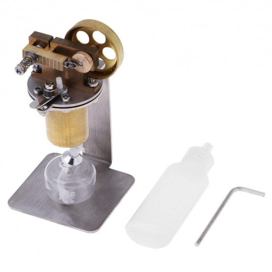mini hot live steam engine model all-metal horizontal single cylinder diy stem model kit mini hot live steam engine model all-metal horizontal single cylinder diy stem model kit