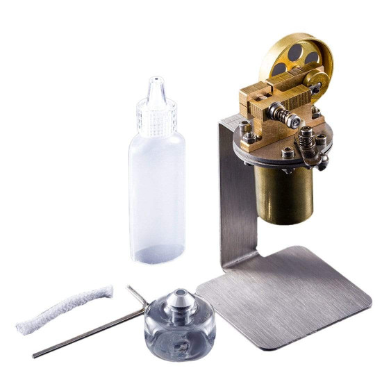 mini hot live steam engine model all-metal horizontal single cylinder diy stem model kit mini hot live steam engine model all-metal horizontal single cylinder diy stem model kit