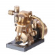 mini inline double-cylinder swing steam engine model (without boiler) mini inline double-cylinder swing steam engine model (without boiler)