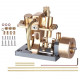 mini inline double-cylinder swing steam engine model (without boiler) mini inline double-cylinder swing steam engine model (without boiler)