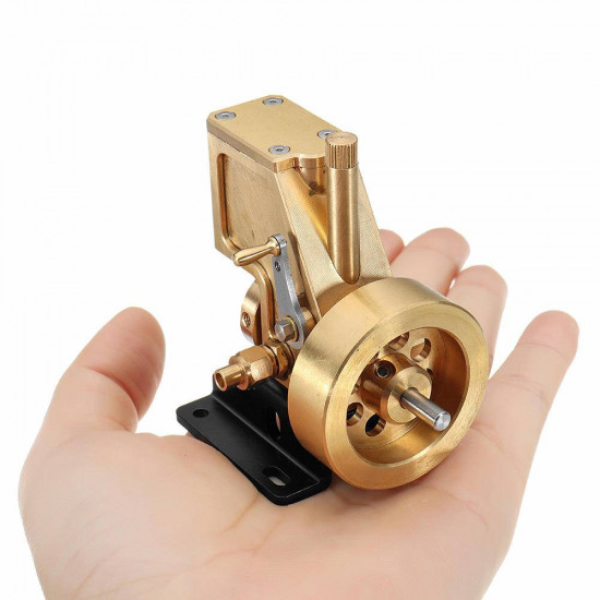 mini pure copper steam engine model gift collection science developmental toy diy project part g-1 mini pure copper steam engine model gift collection science developmental toy diy project part g-1