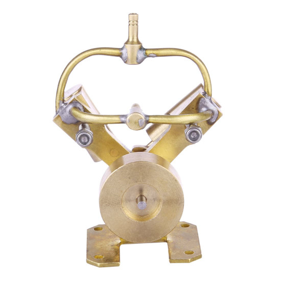 mini steam engine model v-shape pure copper double cylinder engine kit creative gift mini steam engine model v-shape pure copper double cylinder engine kit creative gift