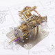 mini v4 brass steam engine model reverse gearbox (without boiler)