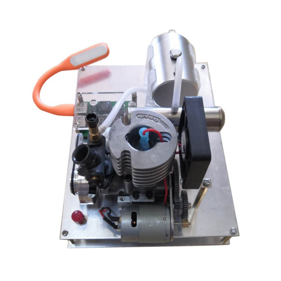modified 2 stroke single cylinder air-cooled gasoline engine 12v generator one key electric start modified 2 stroke single cylinder air-cooled gasoline engine 12v generator one key electric start