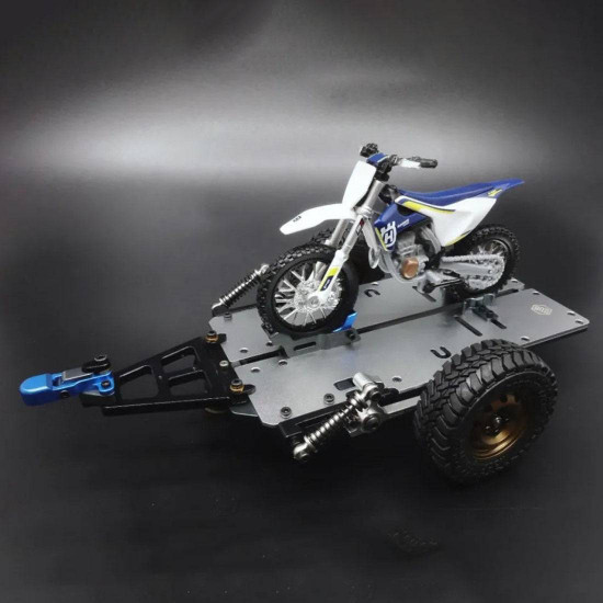 motorcycle metal trailer for capo cub1 1:18 rc car op motorcycle metal trailer for capo cub1 1:18 rc car op