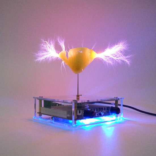 musicical tesla coil model with artificial lightning experimental technology desk toy musicical tesla coil model with artificial lightning experimental technology desk toy
