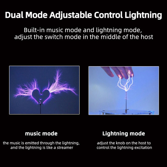 musicical tesla coil model with artificial lightning experimental technology desk toy musicical tesla coil model with artificial lightning experimental technology desk toy