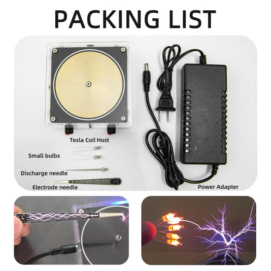 musicical tesla coil model with artificial lightning experimental technology desk toy musicical tesla coil model with artificial lightning experimental technology desk toy