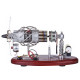 new 16 cylinder swash plate stirling engine butane generator upgrade model with digital display voltage meter new 16 cylinder swash plate stirling engine butane generator upgrade model with digital display voltage meter