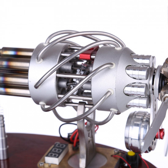 new 16 cylinder swash plate stirling engine butane generator upgrade model with digital display voltage meter new 16 cylinder swash plate stirling engine butane generator upgrade model with digital display voltage meter
