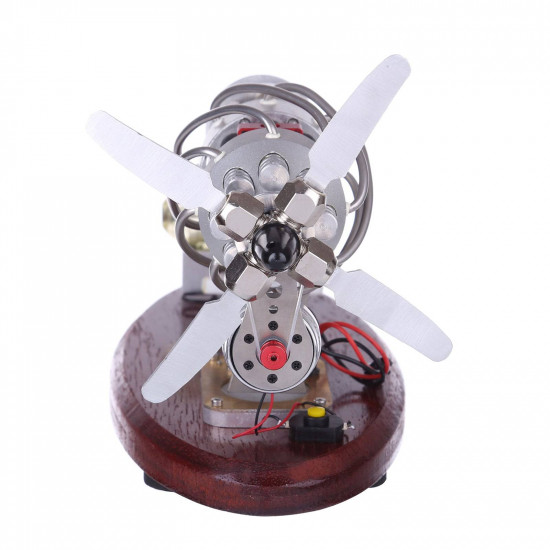 new 16 cylinder swash plate stirling engine butane generator upgrade model with digital display voltage meter new 16 cylinder swash plate stirling engine butane generator upgrade model with digital display voltage meter