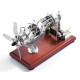 newest version 16 cylinder dual fuel bottle hot air motor generator creative stirling engine model toy newest version 16 cylinder dual fuel bottle hot air motor generator creative stirling engine model toy