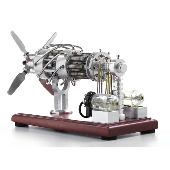 newest version 16 cylinder dual fuel bottle hot air motor generator creative stirling engine model toy newest version 16 cylinder dual fuel bottle hot air motor generator creative stirling engine model toy