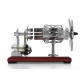 newest version 16 cylinder dual fuel bottle hot air motor generator creative stirling engine model toy newest version 16 cylinder dual fuel bottle hot air motor generator creative stirling engine model toy