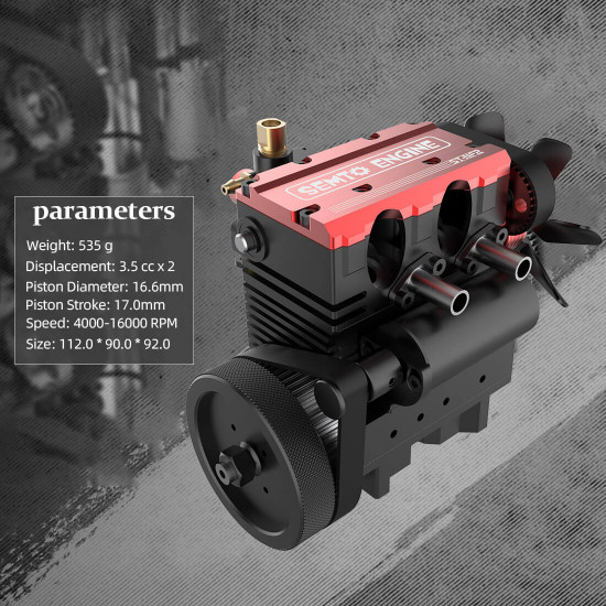 semto engine st-nf2 diy build a nitro 4 stroke 2 cylinder engine kit that runs- fs-l200ac semto engine st-nf2 diy build a nitro 4 stroke 2 cylinder engine kit that runs- fs-l200ac